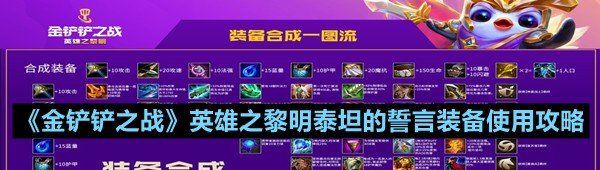 《金铲铲之战》英雄之黎明泰坦的誓言装备使用攻略