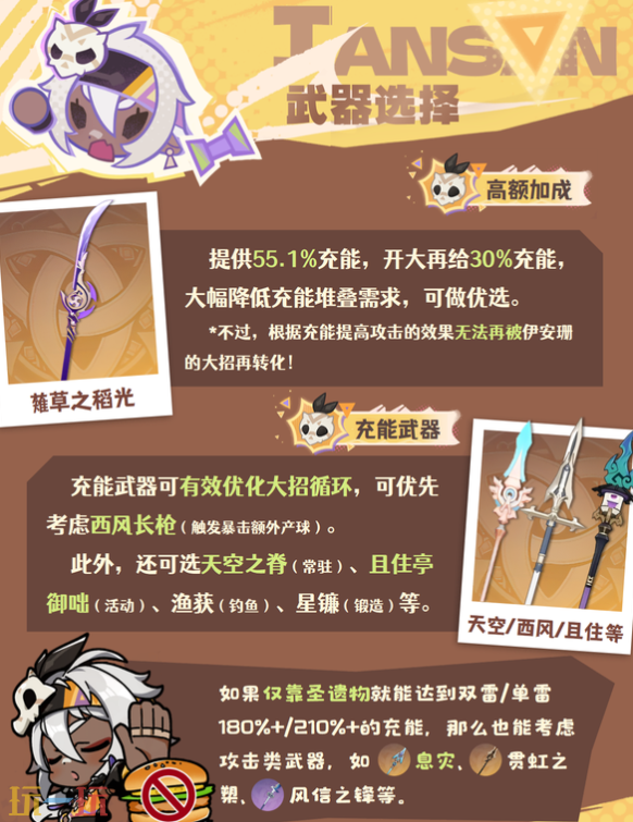 原神伊安珊武器带什么 原神伊安珊武器推荐
