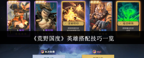 《荒野国度》英雄搭配技巧一览