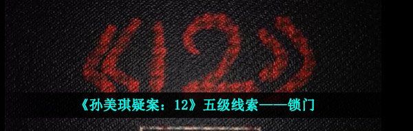 《孙美琪疑案：12》五级线索——锁门