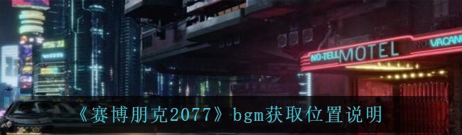 《赛博朋克2077》bgm获取位置说明