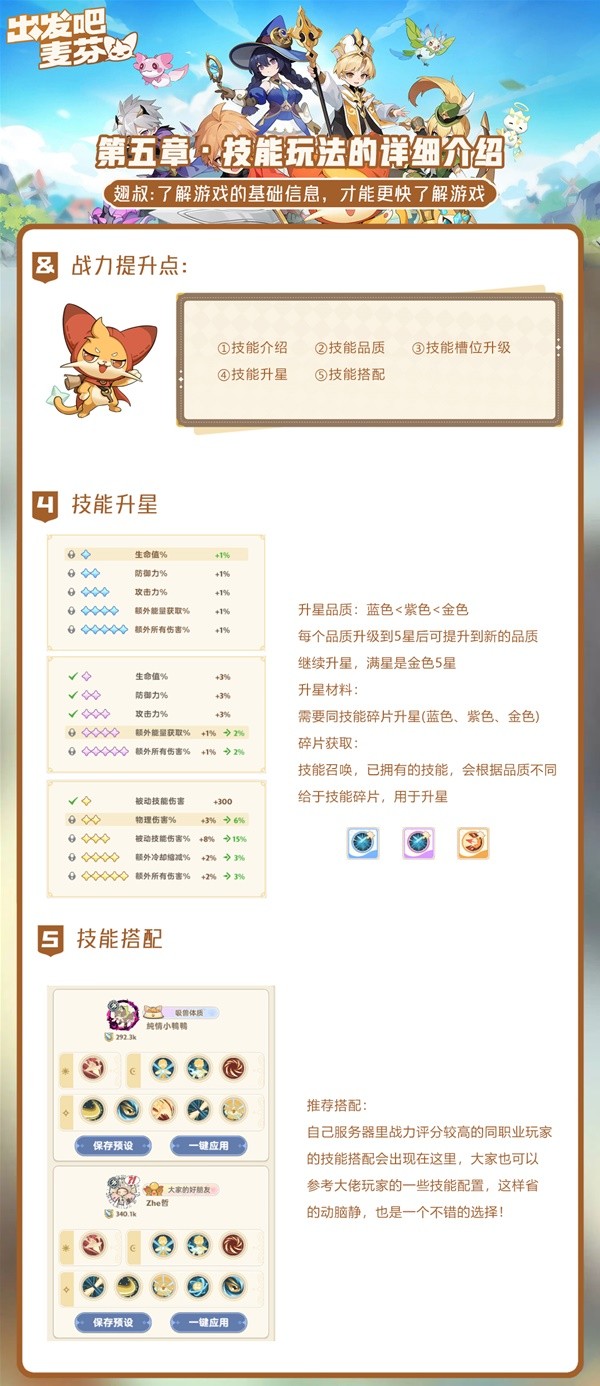 《出发吧麦芬》技能玩法介绍