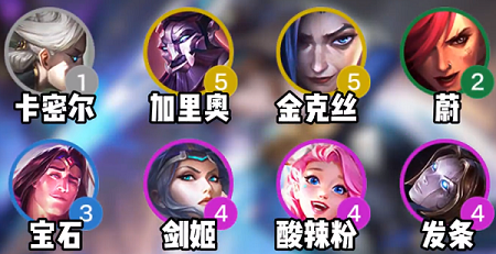 《金铲铲》名流剑姬阵容怎么玩