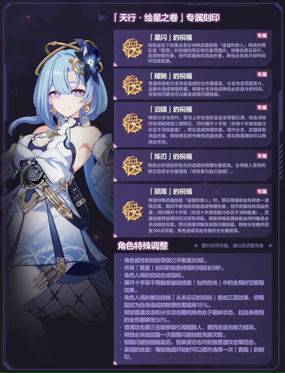 崩坏3天行绘星之卷乐土专属刻印效果一览